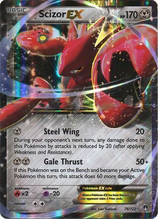 Scizor EX (76/122) (Jumbo Card) [XY: BREAKpoint] | Dragon's Lair Comics and Fantasy Houston TX