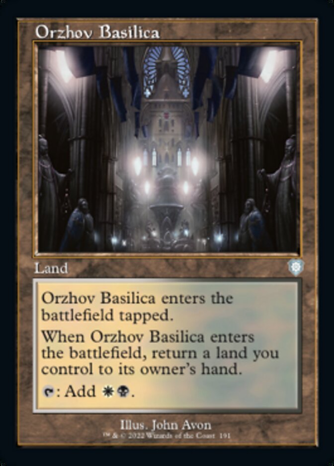 Orzhov Basilica (Retro) [The Brothers' War Commander] | Dragon's Lair Comics and Fantasy Houston TX