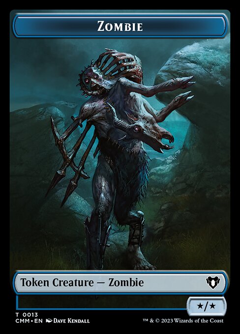 Eldrazi Spawn // Zombie (0013) Double-Sided Token [Commander Masters Tokens] | Dragon's Lair Comics and Fantasy Houston TX