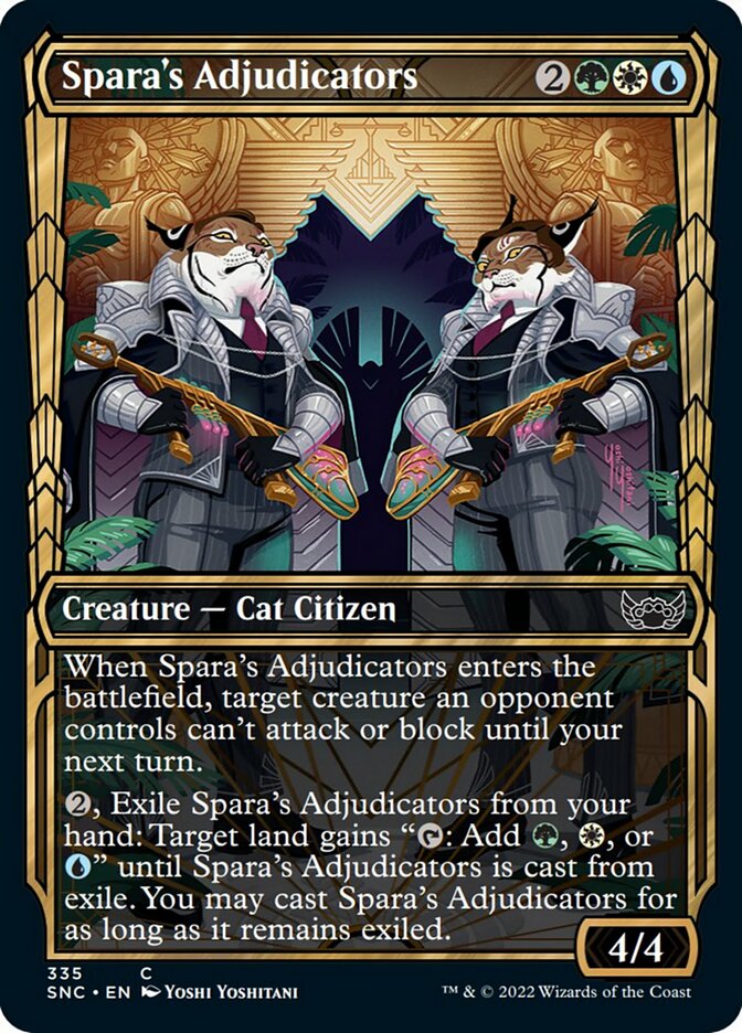 Spara's Adjudicators (Showcase Golden Age) [Streets of New Capenna] | Dragon's Lair Comics and Fantasy Houston TX