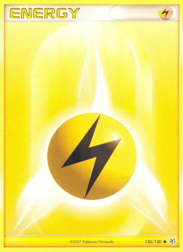 Lightning Energy (126/130) [Diamond & Pearl: Base Set] | Dragon's Lair Comics and Fantasy Houston TX
