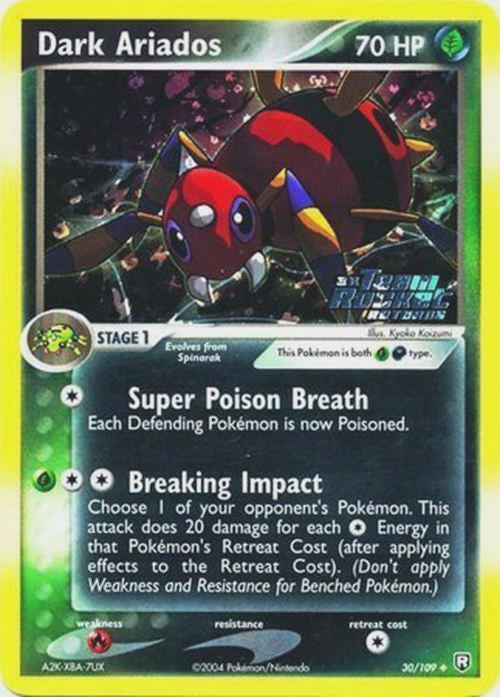 Dark Ariados (30/109) (Stamped) [EX: Team Rocket Returns] | Dragon's Lair Comics and Fantasy Houston TX