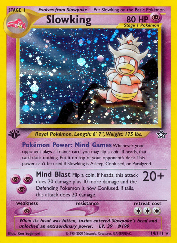 Slowking (14/111) [Neo Genesis 1st Edition] | Dragon's Lair Comics and Fantasy Houston TX