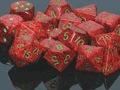 Chessex Speckled Poly Set Strawberry Poly 7 Set | Dragon's Lair Comics and Fantasy Houston TX