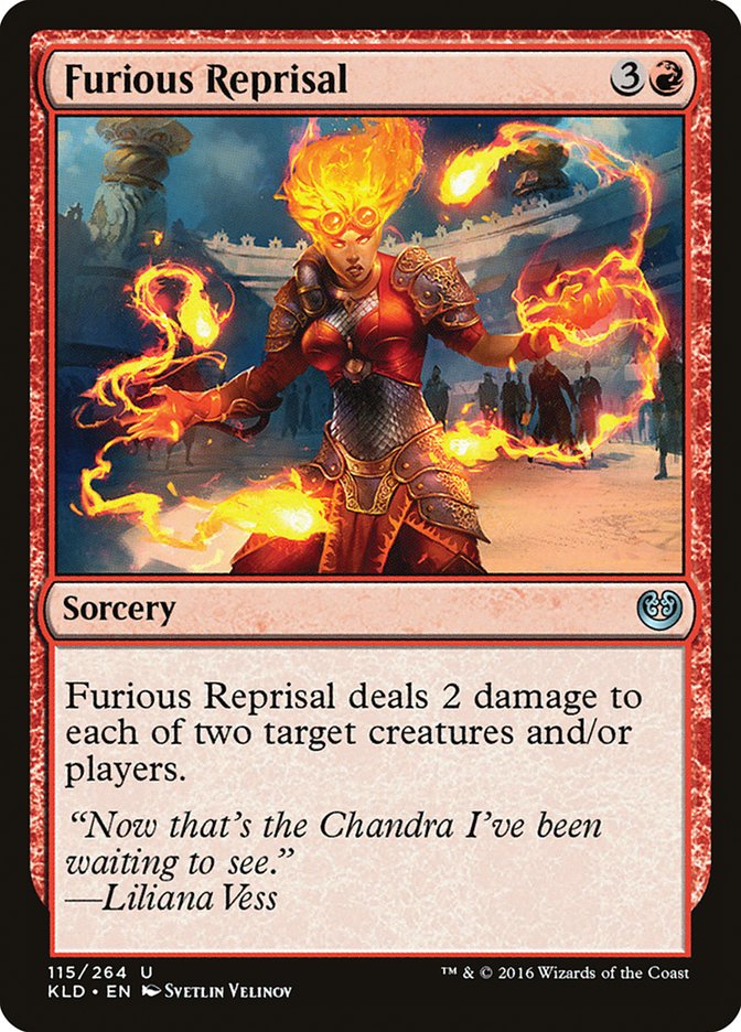 Furious Reprisal [Kaladesh] | Dragon's Lair Comics and Fantasy Houston TX