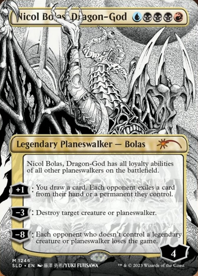 Nicol Bolas, Dragon-God (Borderless) [Secret Lair Drop Series] | Dragon's Lair Comics and Fantasy Houston TX