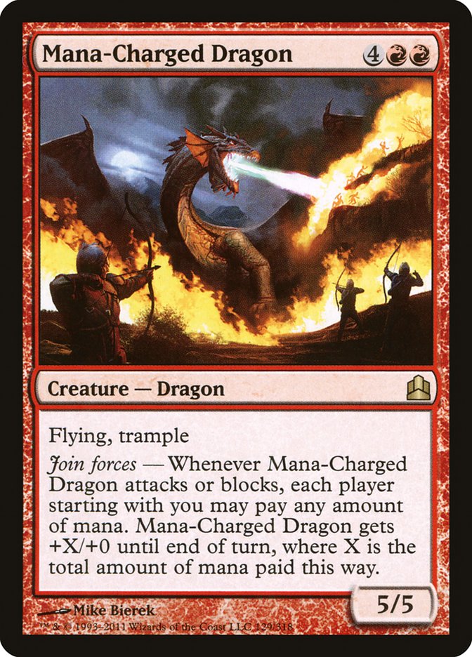 Mana-Charged Dragon [Commander 2011] | Dragon's Lair Comics and Fantasy Houston TX