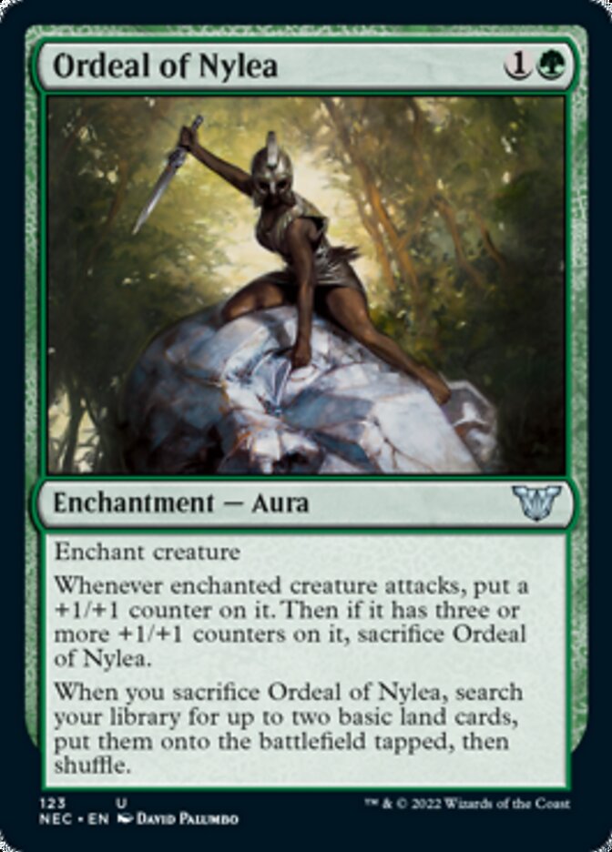 Ordeal of Nylea [Kamigawa: Neon Dynasty Commander] | Dragon's Lair Comics and Fantasy Houston TX