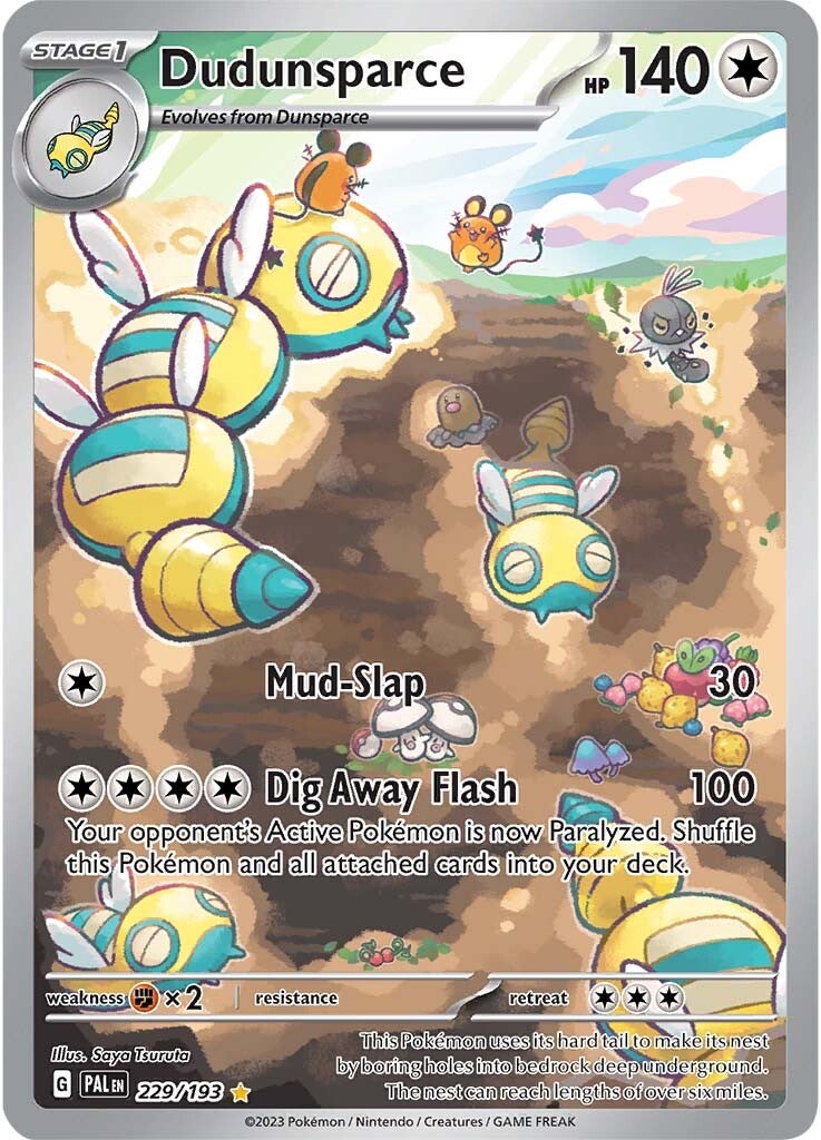 Dudunsparce (229/193) [Scarlet & Violet: Paldea Evolved] | Dragon's Lair Comics and Fantasy Houston TX