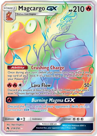 Magcargo GX (218/214) (Secret) Sun & Moon Lost Thunder | Dragon's Lair Comics and Fantasy Houston TX