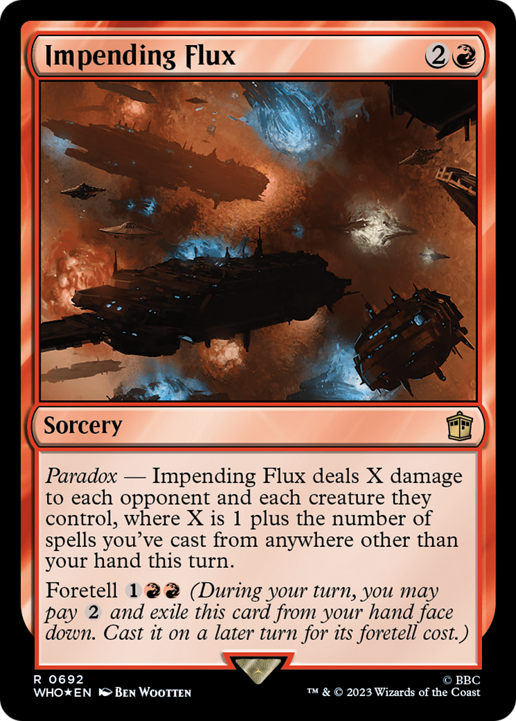 Impending Flux (Surge Foil) [Doctor Who] | Dragon's Lair Comics and Fantasy Houston TX