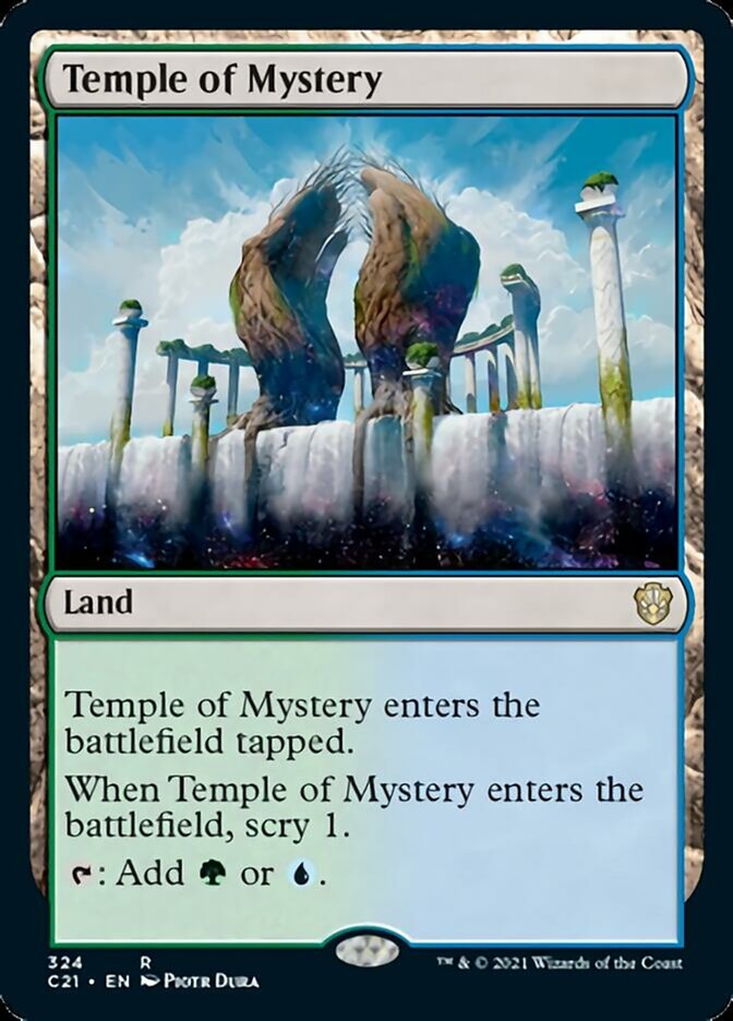 Temple of Mystery [Commander 2021] | Dragon's Lair Comics and Fantasy Houston TX