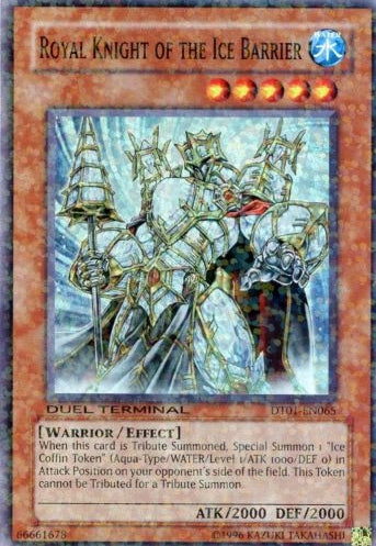 Royal Knight of the Ice Barrier [DT01-EN065] Super Rare | Dragon's Lair Comics and Fantasy Houston TX