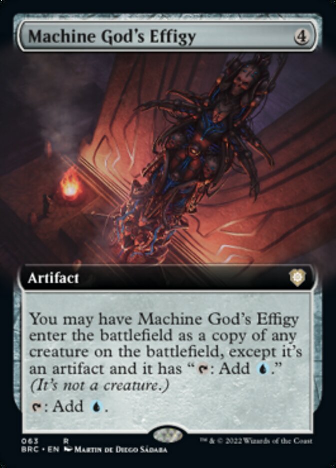 Machine God's Effigy (Extended Art) [The Brothers' War Commander] | Dragon's Lair Comics and Fantasy Houston TX