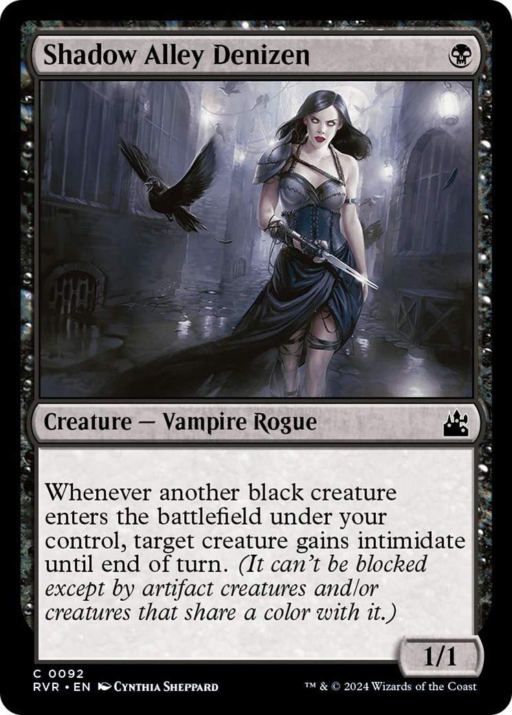 Shadow Alley Denizen [Ravnica Remastered] | Dragon's Lair Comics and Fantasy Houston TX