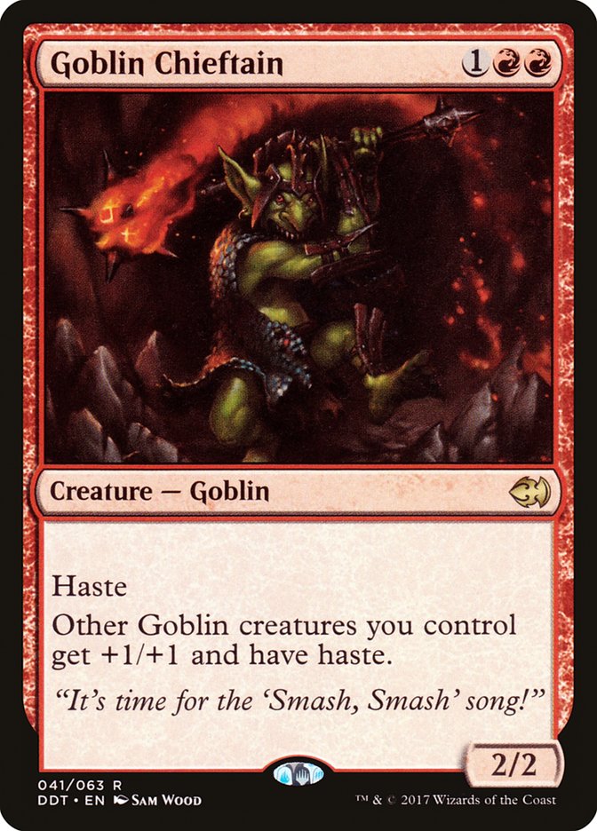 Goblin Chieftain [Duel Decks: Merfolk vs. Goblins] | Dragon's Lair Comics and Fantasy Houston TX