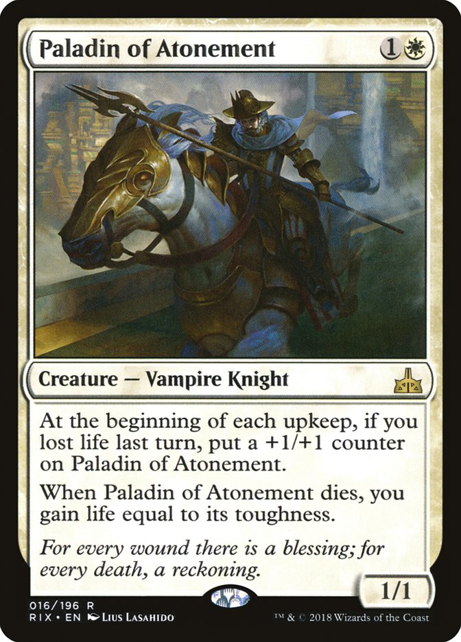 Paladin of Atonement [Rivals of Ixalan] | Dragon's Lair Comics and Fantasy Houston TX