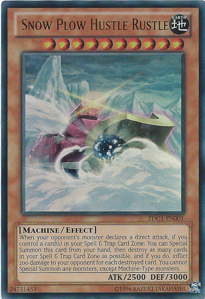 Snow Plow Hustle Rustle [ZDC1-EN001] Ultra Rare | Dragon's Lair Comics and Fantasy Houston TX