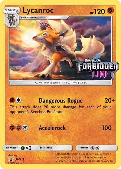 Lycanroc (SM118) (Prerelease Promo) [Sun & Moon: Black Star Promos] | Dragon's Lair Comics and Fantasy Houston TX