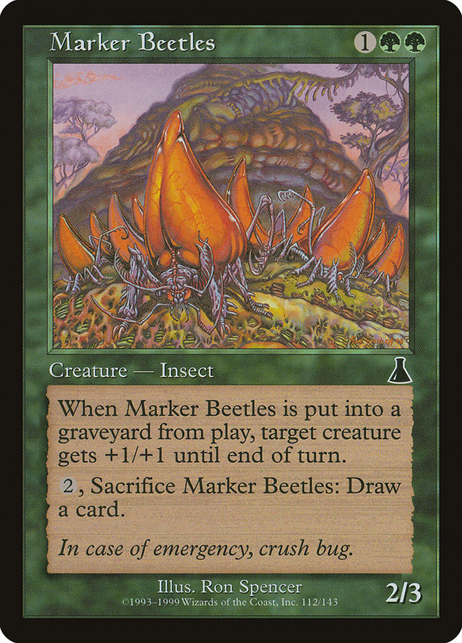 Marker Beetles [Urza's Destiny] | Dragon's Lair Comics and Fantasy Houston TX