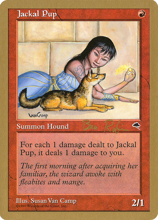 Jackal Pup (Ben Rubin) [World Championship Decks 1998] | Dragon's Lair Comics and Fantasy Houston TX