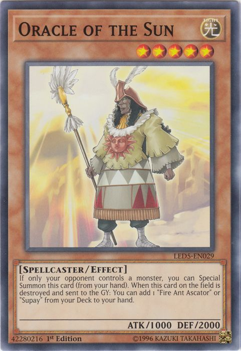 Oracle of the Sun [LED5-EN029] Common | Dragon's Lair Comics and Fantasy Houston TX