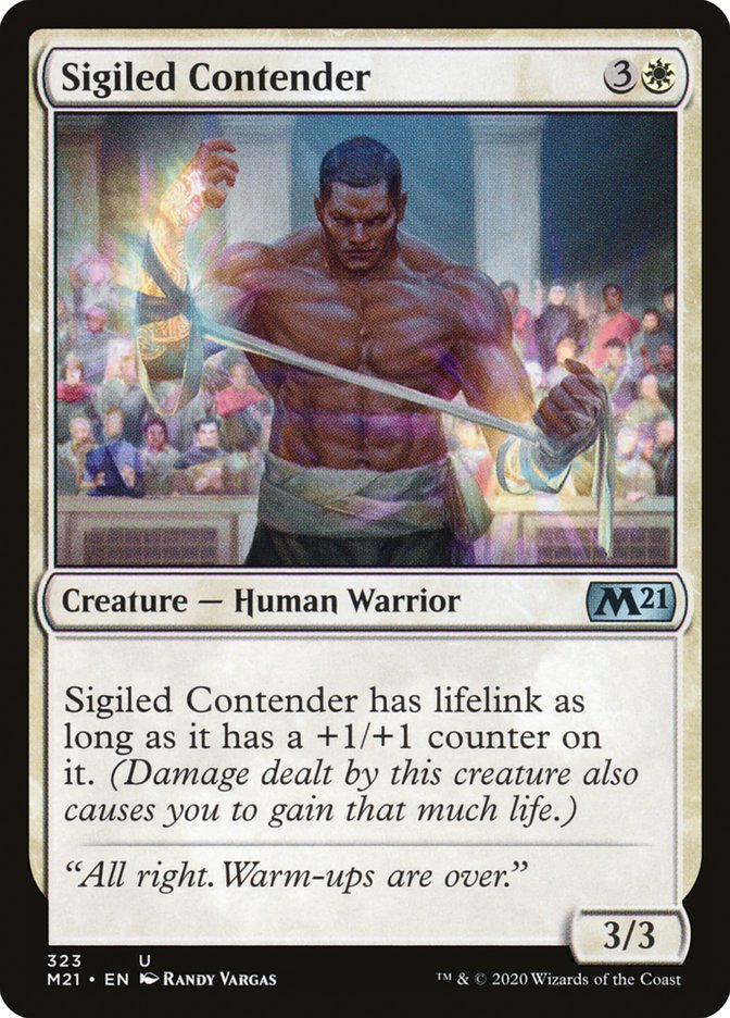 Sigiled Contender [Core Set 2021] | Dragon's Lair Comics and Fantasy Houston TX