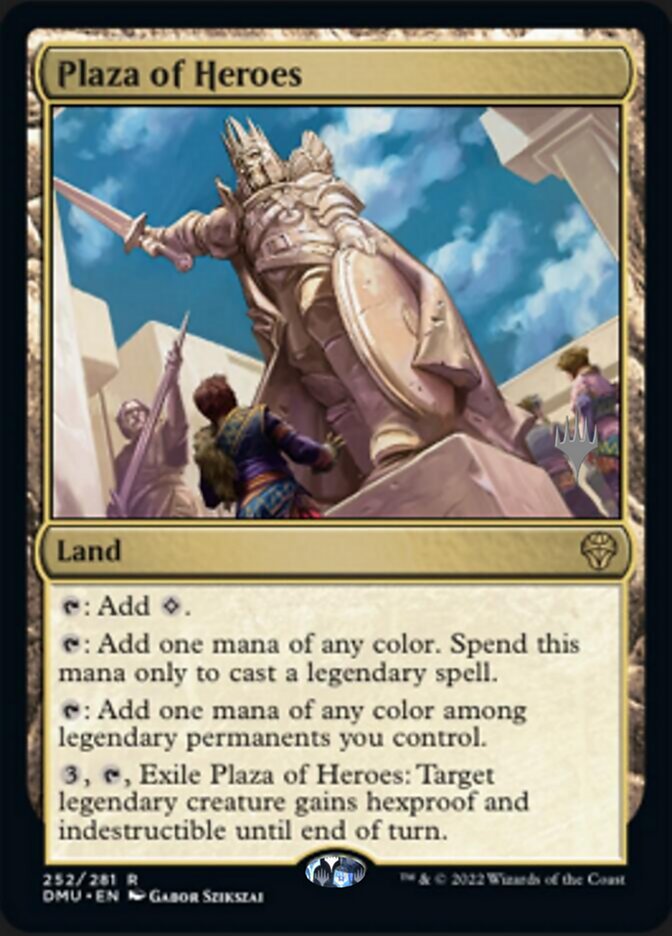 Plaza of Heroes (Promo Pack) [Dominaria United Promos] | Dragon's Lair Comics and Fantasy Houston TX