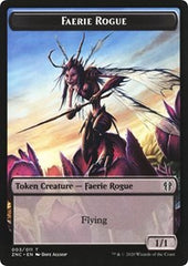 Faerie Rogue // Goblin Rogue Double-Sided Token [Zendikar Rising Commander Tokens] | Dragon's Lair Comics and Fantasy Houston TX