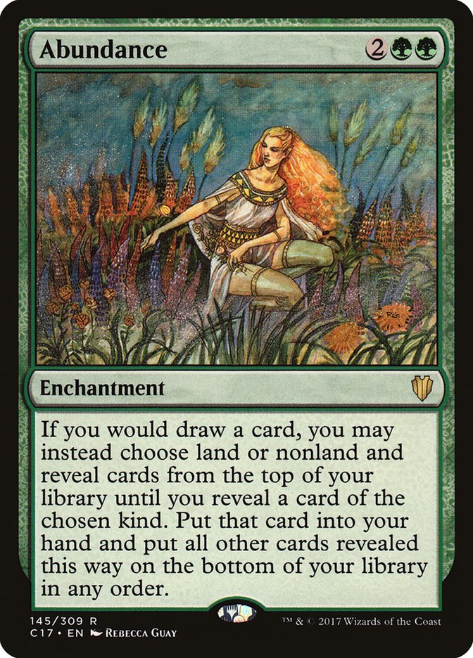 Abundance [Commander 2017] | Dragon's Lair Comics and Fantasy Houston TX