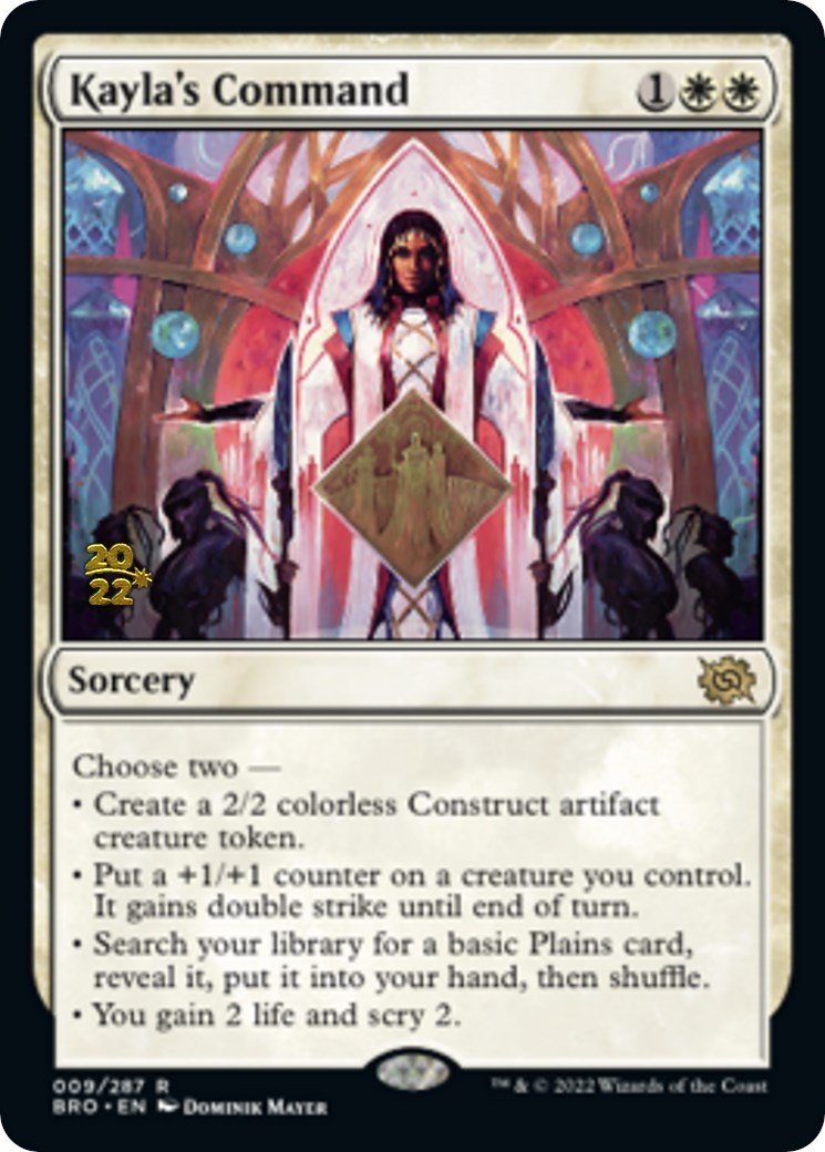 Kayla's Command [The Brothers' War Prerelease Promos] | Dragon's Lair Comics and Fantasy Houston TX