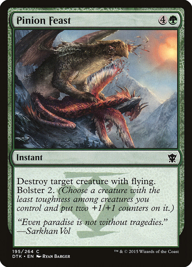 Pinion Feast [Dragons of Tarkir] | Dragon's Lair Comics and Fantasy Houston TX
