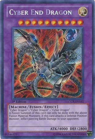 Cyber End Dragon (Alternate Art) [LCGX-EN182] Secret Rare | Dragon's Lair Comics and Fantasy Houston TX