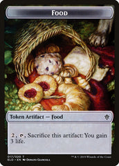 Dwarf // Food (17) Double-Sided Token [Throne of Eldraine Tokens] | Dragon's Lair Comics and Fantasy Houston TX