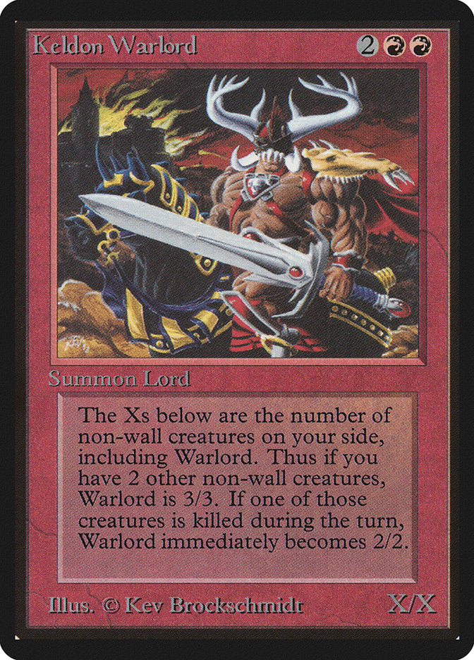 Keldon Warlord [Beta Edition] | Dragon's Lair Comics and Fantasy Houston TX