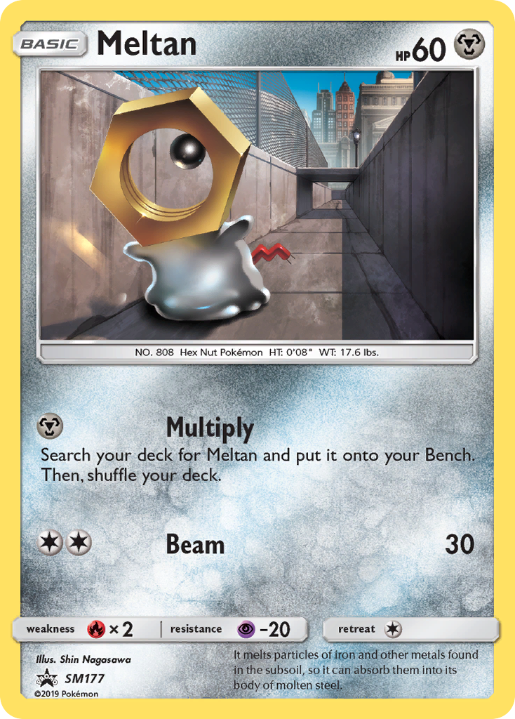 Meltan (SM177) [Sun & Moon: Black Star Promos] | Dragon's Lair Comics and Fantasy Houston TX