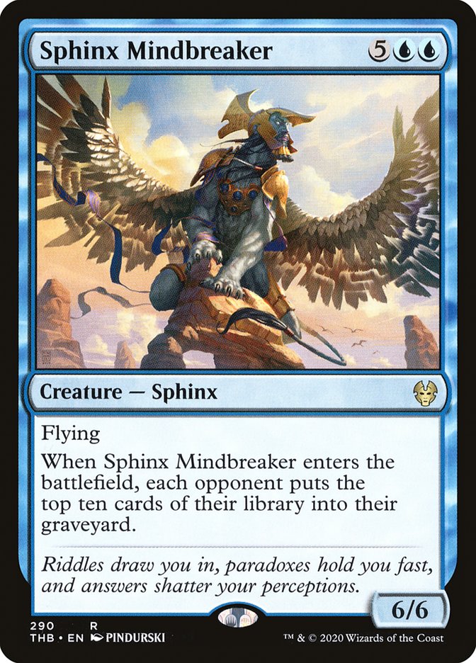 Sphinx Mindbreaker [Theros Beyond Death] | Dragon's Lair Comics and Fantasy Houston TX