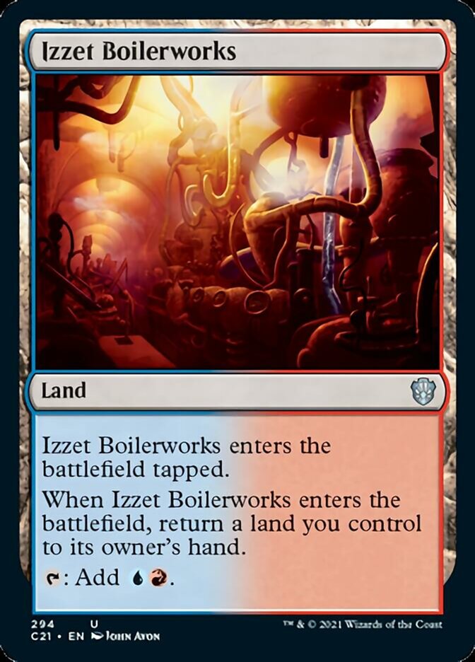 Izzet Boilerworks [Commander 2021] | Dragon's Lair Comics and Fantasy Houston TX