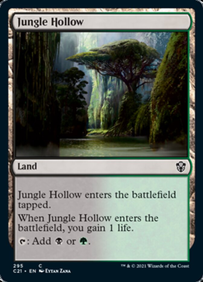 Jungle Hollow [Commander 2021] | Dragon's Lair Comics and Fantasy Houston TX