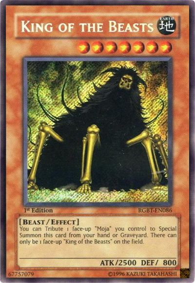 King of the Beasts [RGBT-EN086] Secret Rare | Dragon's Lair Comics and Fantasy Houston TX