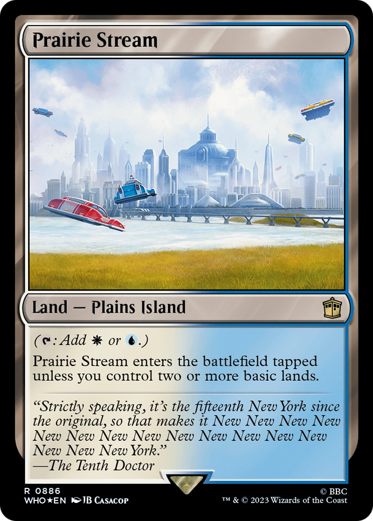 Prairie Stream (Surge Foil) [Doctor Who] | Dragon's Lair Comics and Fantasy Houston TX