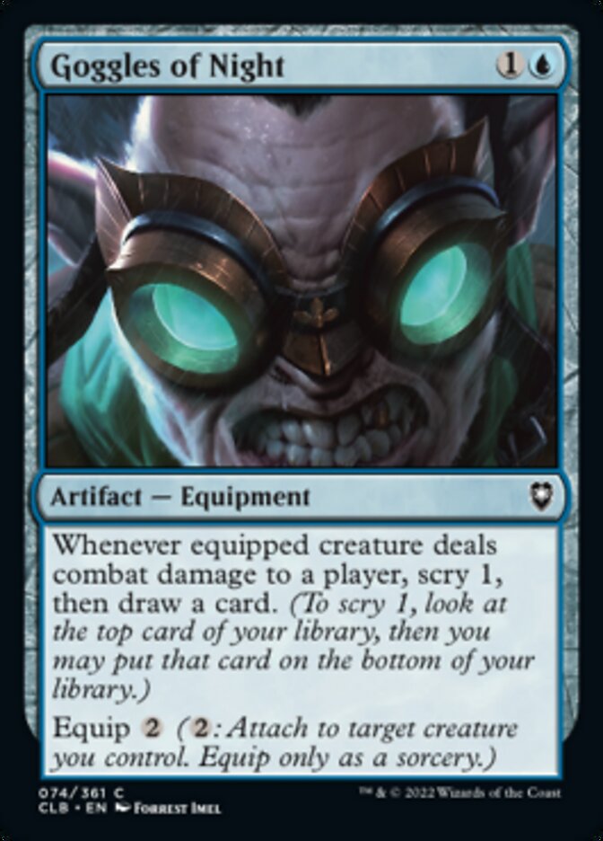 Goggles of Night [Commander Legends: Battle for Baldur's Gate] | Dragon's Lair Comics and Fantasy Houston TX