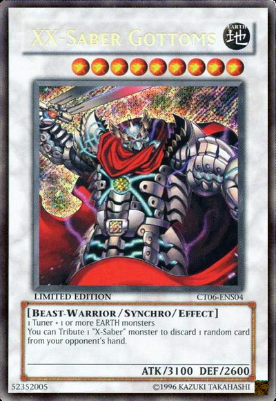 XX-Saber Gottoms [CT06-ENS04] Secret Rare | Dragon's Lair Comics and Fantasy Houston TX