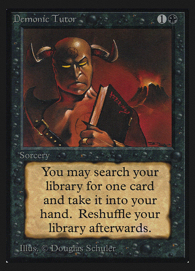 Demonic Tutor [Collectors' Edition] | Dragon's Lair Comics and Fantasy Houston TX