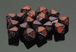 Chessex Gemini 12mm D6 Purple Red/Gold 36 ct | Dragon's Lair Comics and Fantasy Houston TX
