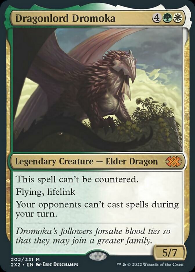 Dragonlord Dromoka [Double Masters 2022] | Dragon's Lair Comics and Fantasy Houston TX