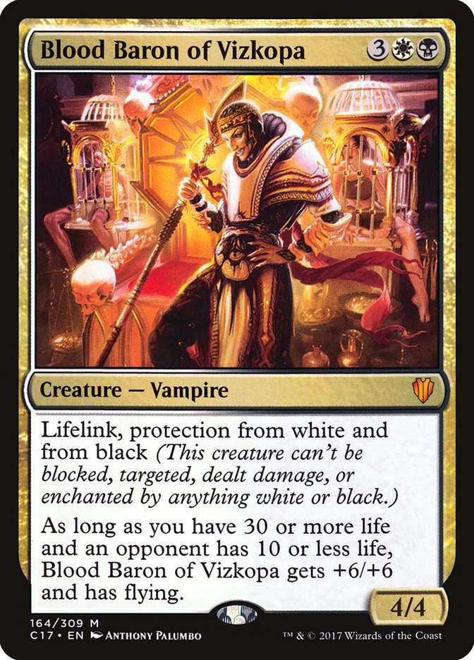 Blood Baron of Vizkopa [Commander 2017] | Dragon's Lair Comics and Fantasy Houston TX