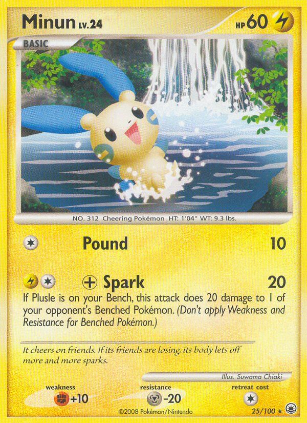 Minun (25/100) [Diamond & Pearl: Majestic Dawn] | Dragon's Lair Comics and Fantasy Houston TX