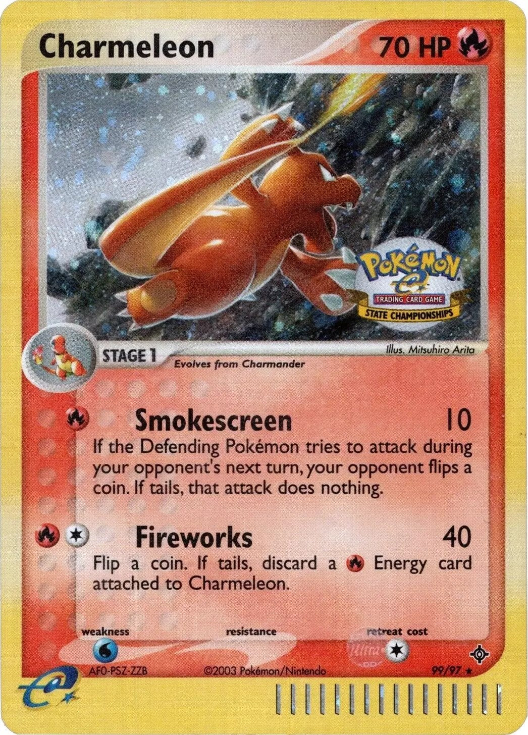 Charmeleon (99/97) (State Championship) [EX: Dragon] | Dragon's Lair Comics and Fantasy Houston TX