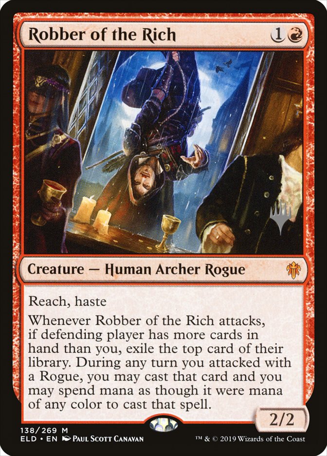 Robber of the Rich (Promo Pack) [Throne of Eldraine Promos] | Dragon's Lair Comics and Fantasy Houston TX